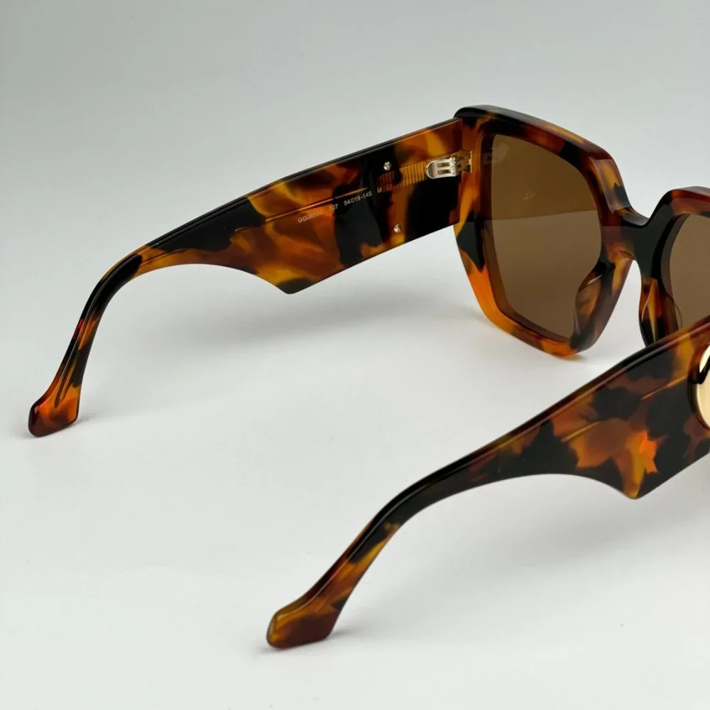 Gucci GG0956S 007 BRAND NEW Sunglasses Havana Brown Cat Eye Unisex GG 0956S - Picture 10 of 11